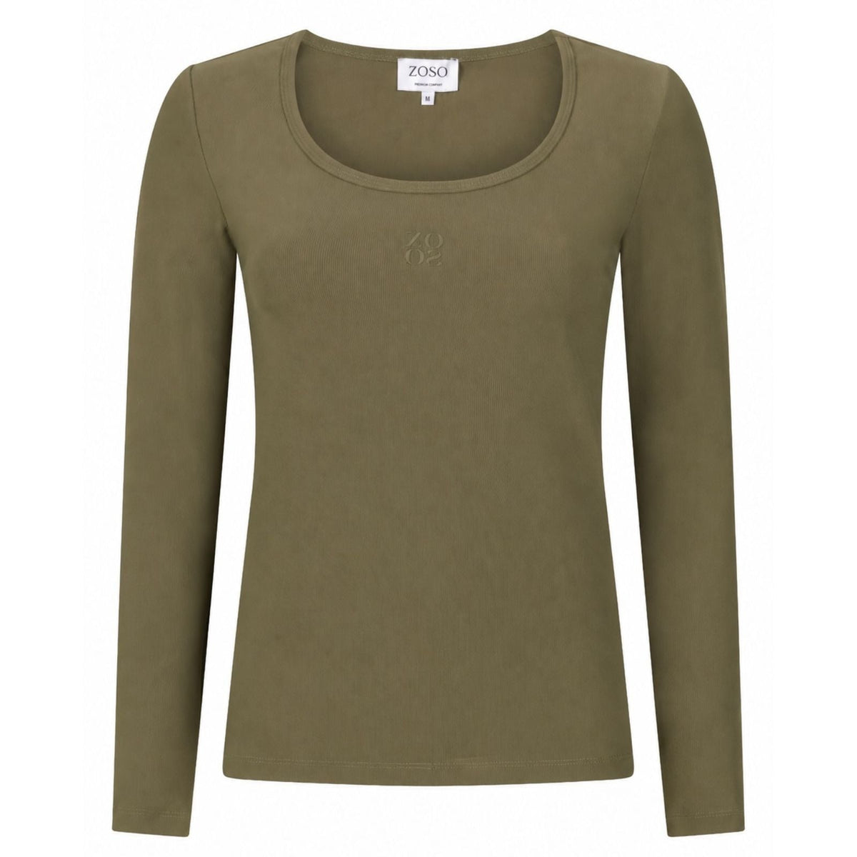 Groene tech travel longsleeve June - Capuchon Fashion