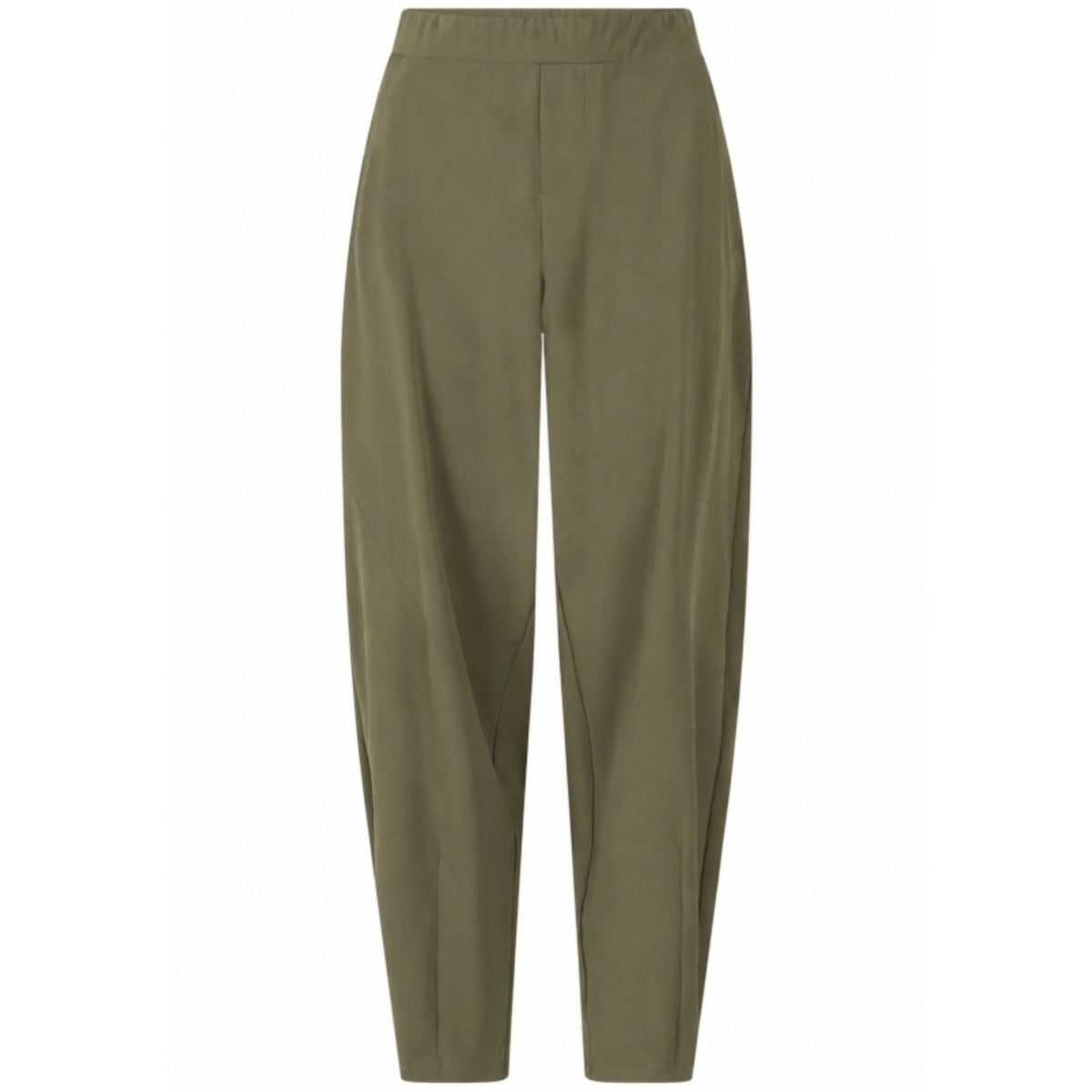 Groene travel barrel fit broek Sascha - Capuchon Fashion