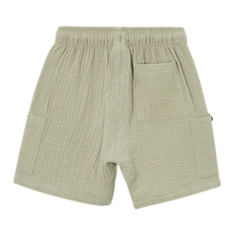 Groene wide leg bermuda short 3212 - Capuchon Fashion