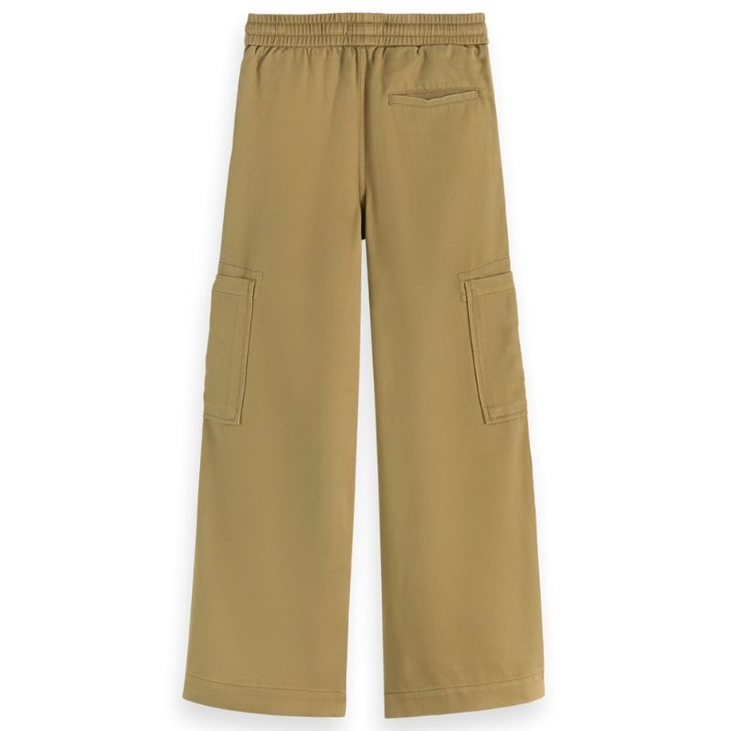 Groene wide leg cargo broek - Capuchon Fashion