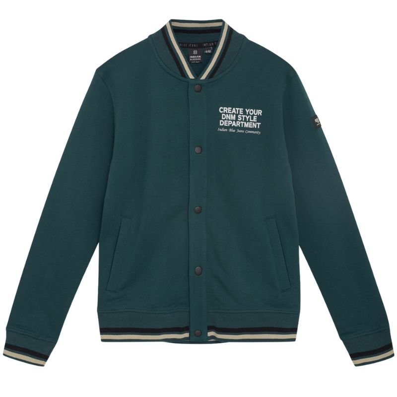Groenee bomberjacket IBJ - Capuchon Fashion