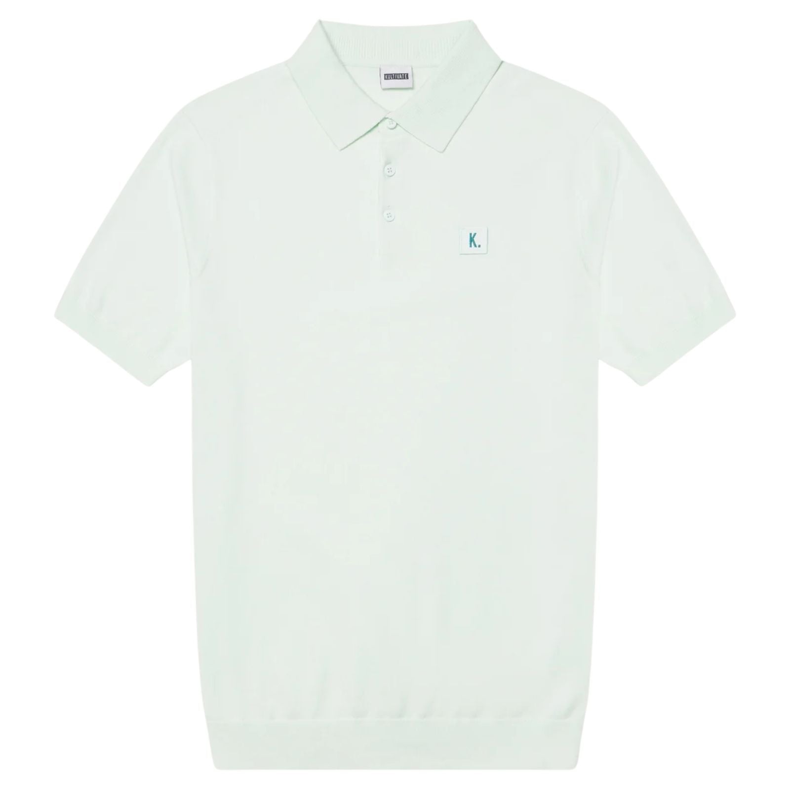 Hint of Mint katoenen knit polo Summer - Capuchon Fashion