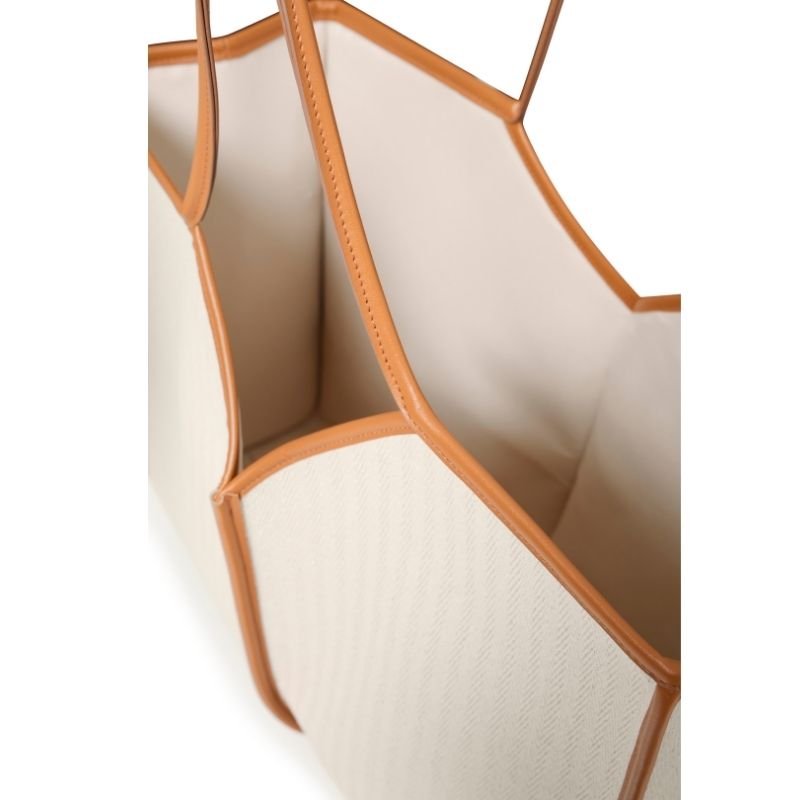 Humus woven bag met streep Alice - Capuchon Fashion