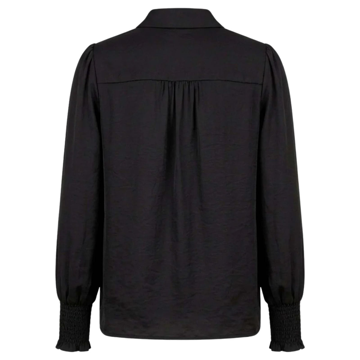 Zwarte kanten viscose blouse Oriana
