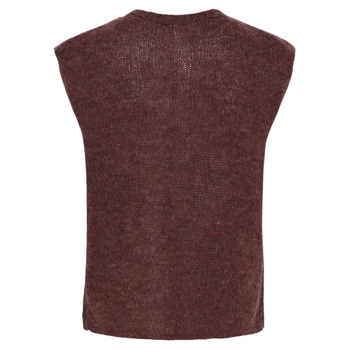 Rood gemeleerde waistcoat Cosima