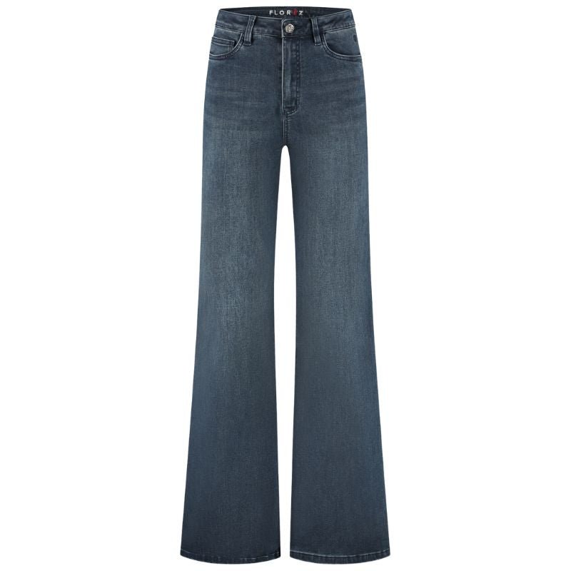 Indigo Blue high waist flared jeans Ana - Capuchon Fashion