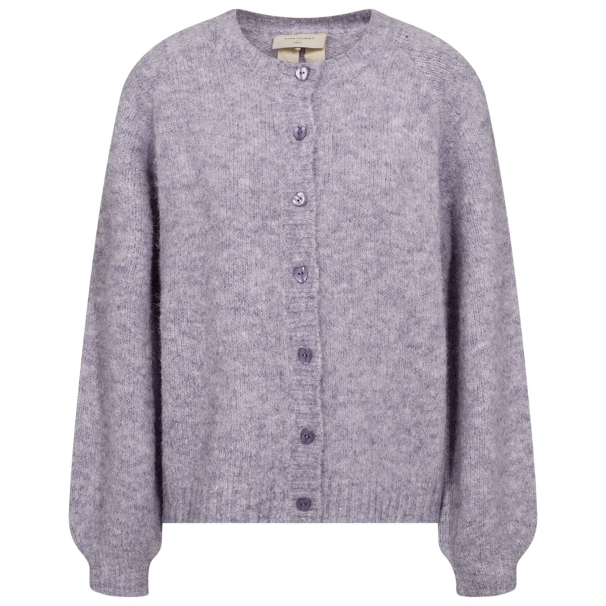 Iris Melange hartjes knopen vest Louisa - Capuchon Fashion
