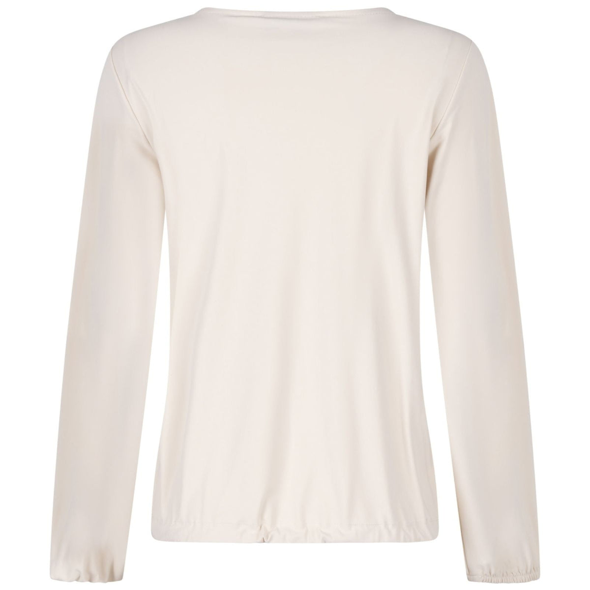 Ivoorwitte lange mouw travel blouse Joan - Capuchon Fashion