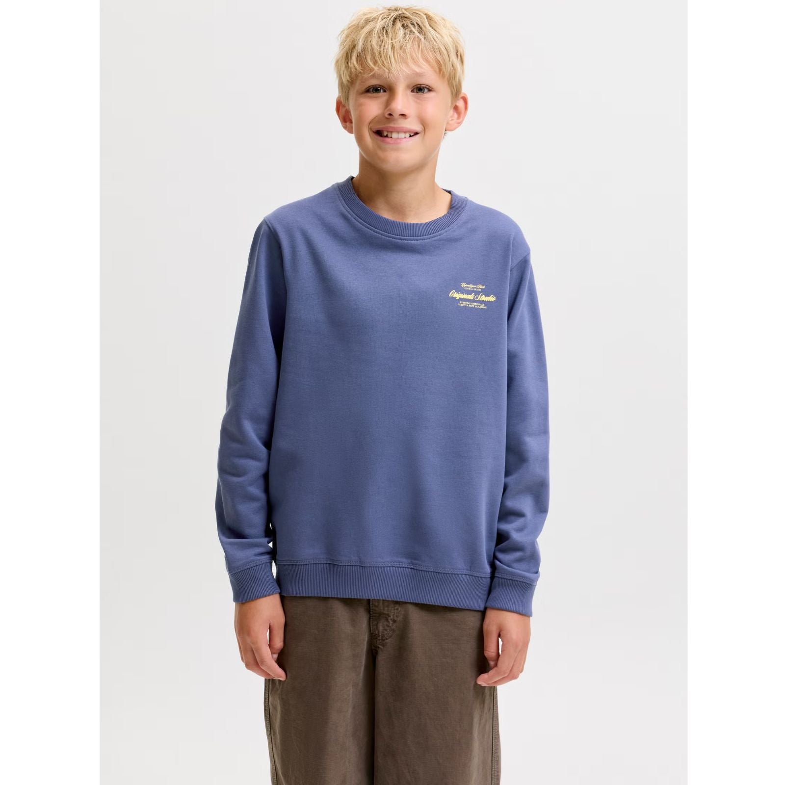 Crown Blue sweater Norrebro Typo Back
