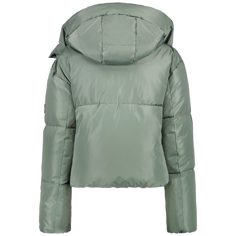 Mosgroene short puffer jacket Ryta