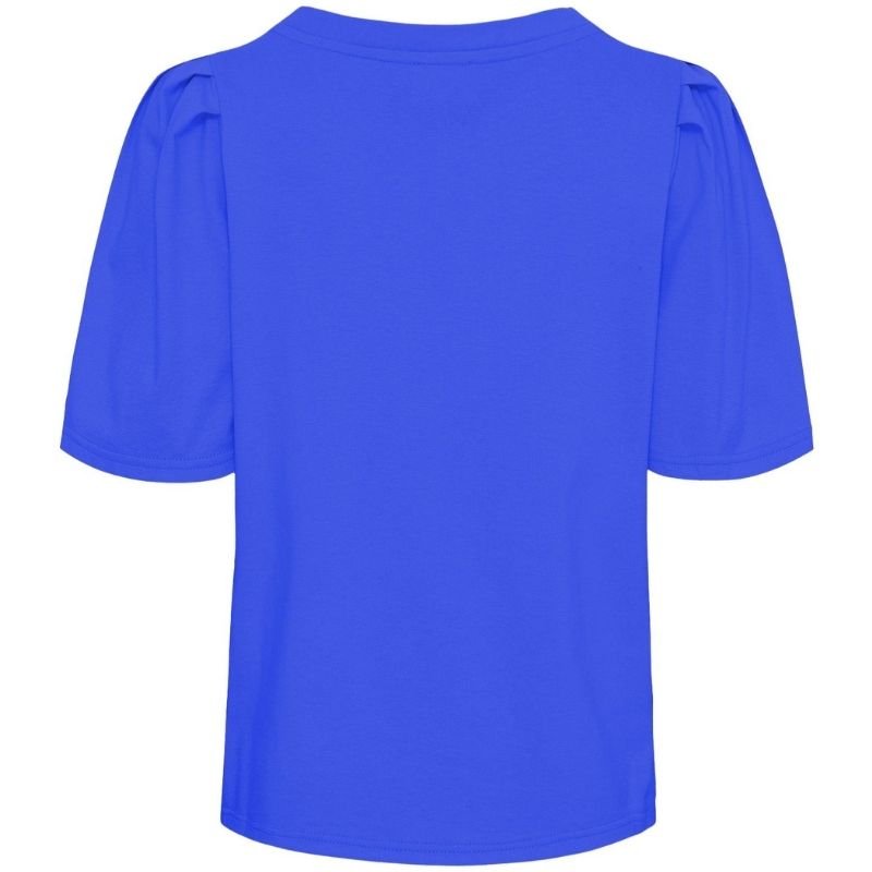 Jeansblauw v-neck ss t-shirt Tinni - Capuchon Fashion