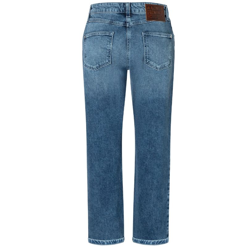 Mid Blue Random jeans Straight