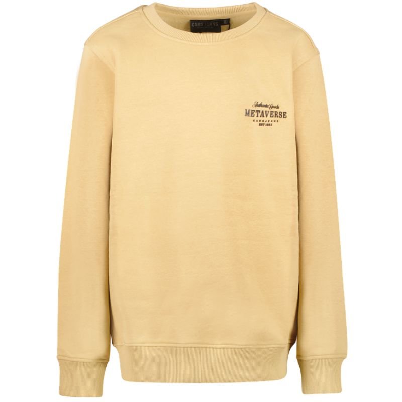 Khaki geprinte backprint sweater Taray - Capuchon Fashion