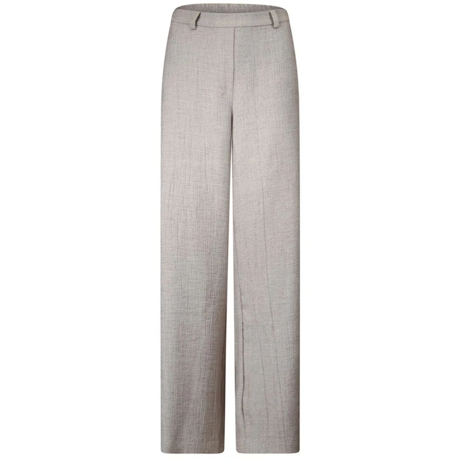 Khaki groene crincle pantalon 613215 - Capuchon Fashion