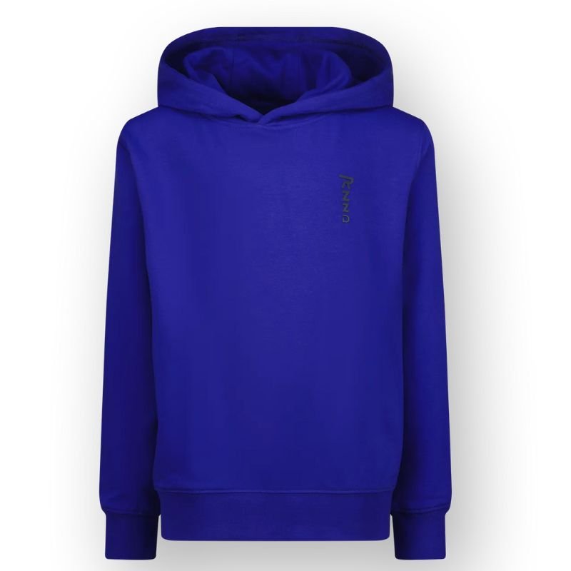 Kobaltblauwe backprint hoodie Neath - Capuchon Fashion
