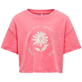 Koraal t - shirt Nora Flowers - Capuchon Fashion