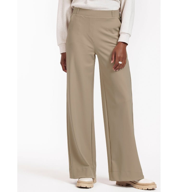 Latte broek Lexie bonded - Capuchon Fashion