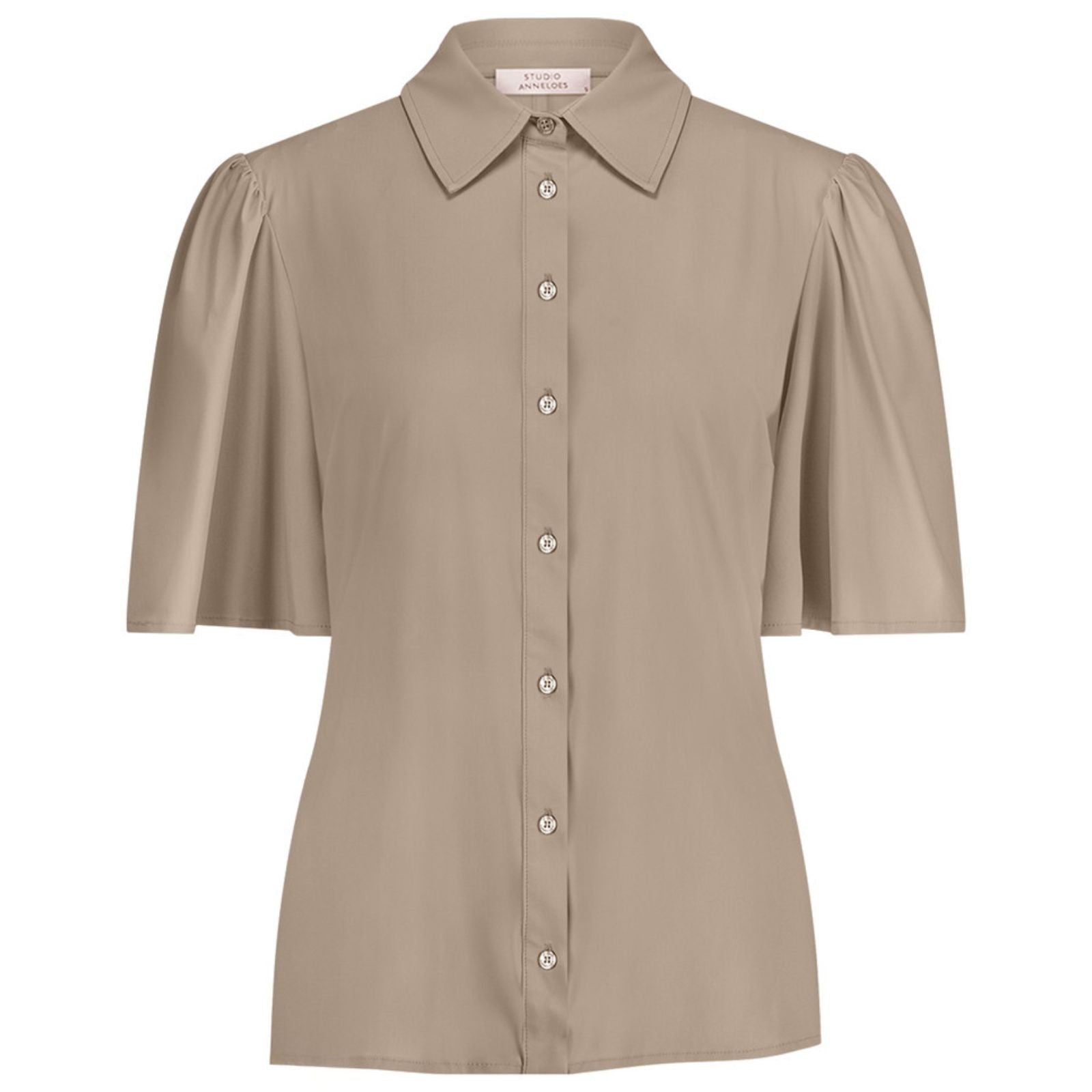 Latte travel blouse Poppy butterfly - Capuchon Fashion