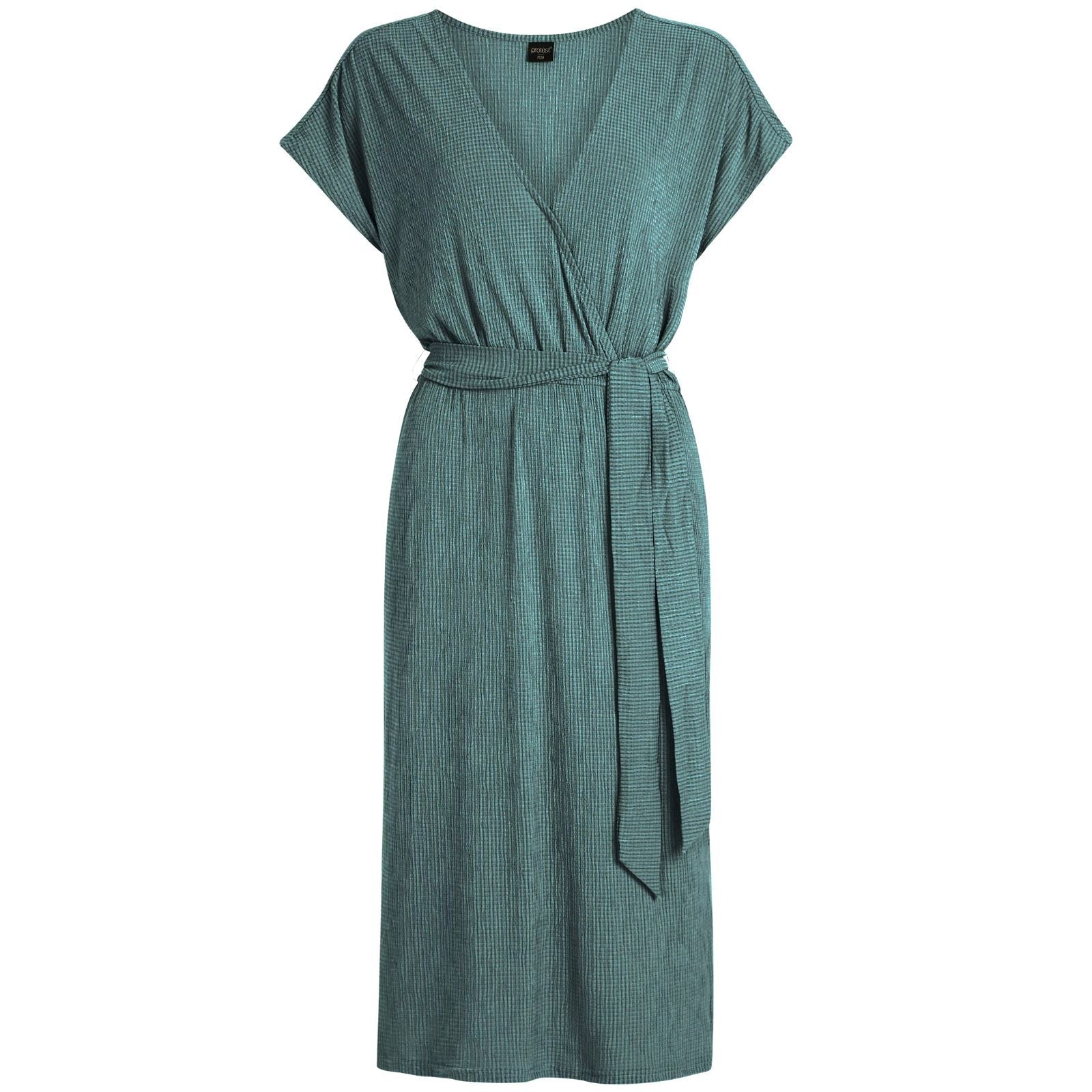 Laurelgreen v-hals split jurk Nadia - Capuchon Fashion
