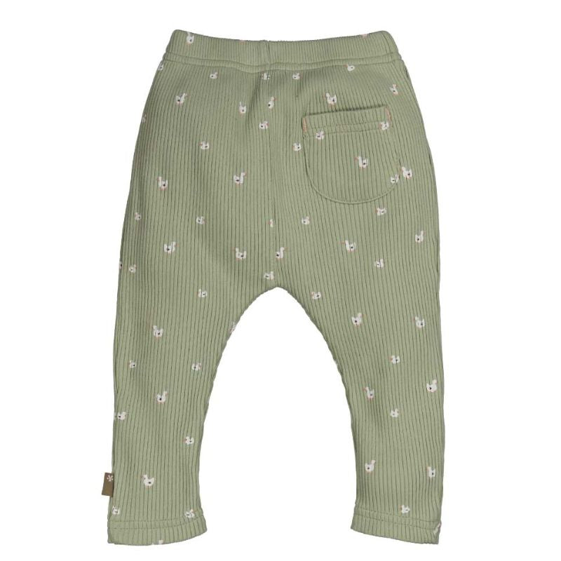 Lichtgroen geprinte legging Goose