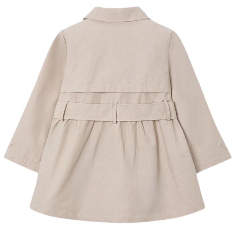 Lichtbeige raincoat trenchcoat 3459 - Capuchon Fashion