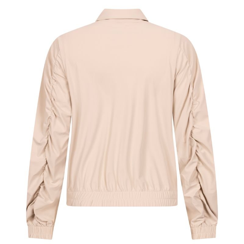 Lichtbeige travel jacket Esmee - Capuchon Fashion