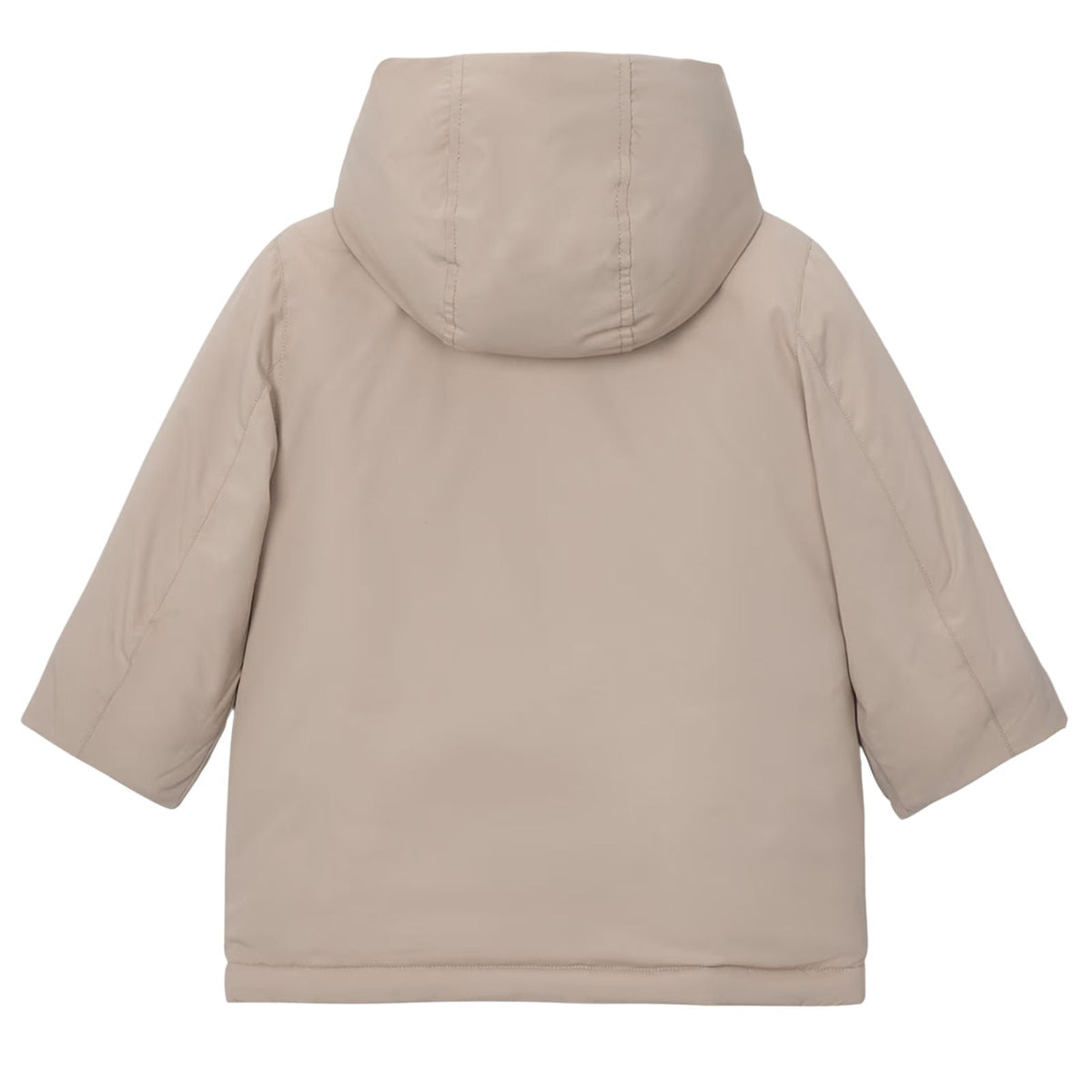 Lichtbeige winter jacket coat 4.471 - Capuchon Fashion