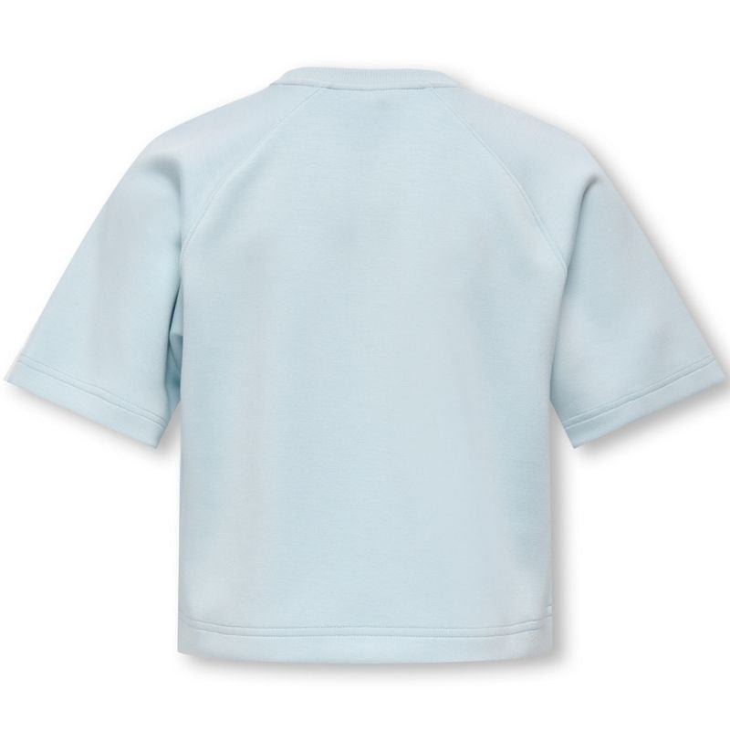 Lichtblauw loose fit t-shirt Ada - Capuchon Fashion