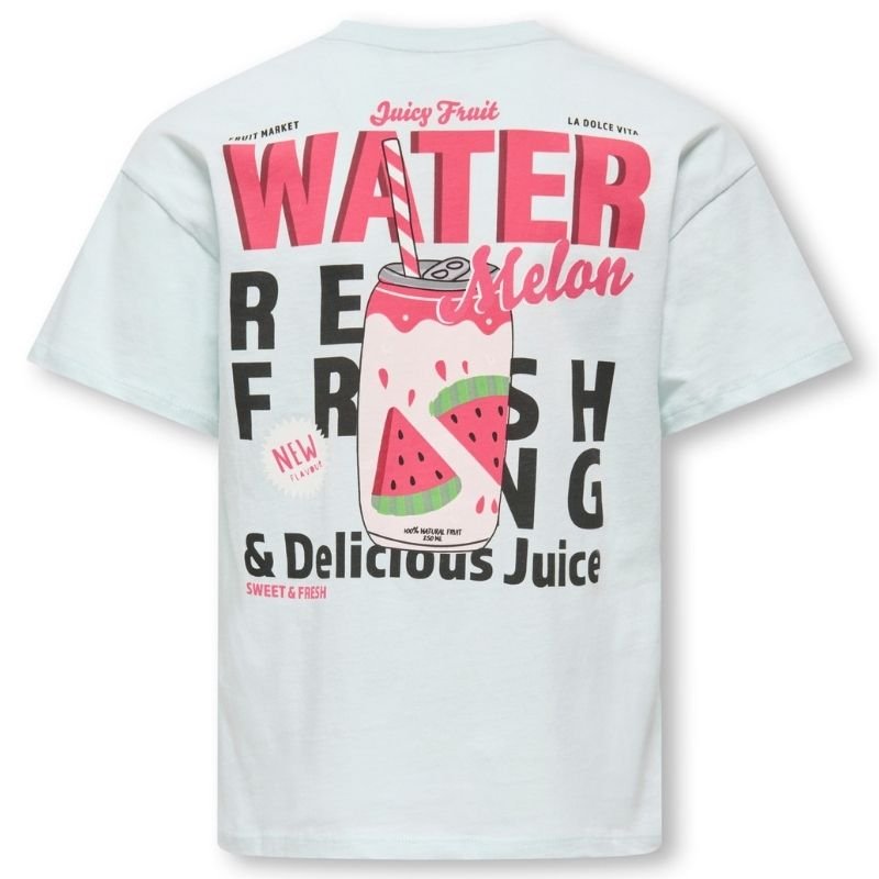 Lichtblauw relaxed fit t-shirt Cana - Capuchon Fashion