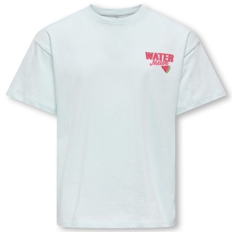 Lichtblauw relaxed fit t-shirt Cana - Capuchon Fashion