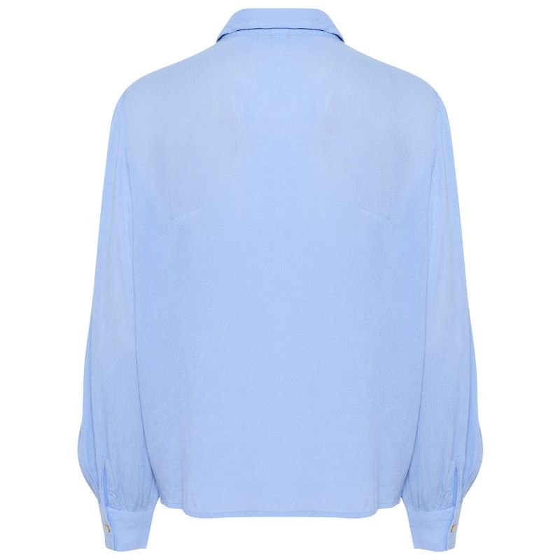 Lichtblauw shirt Alba - Capuchon Fashion