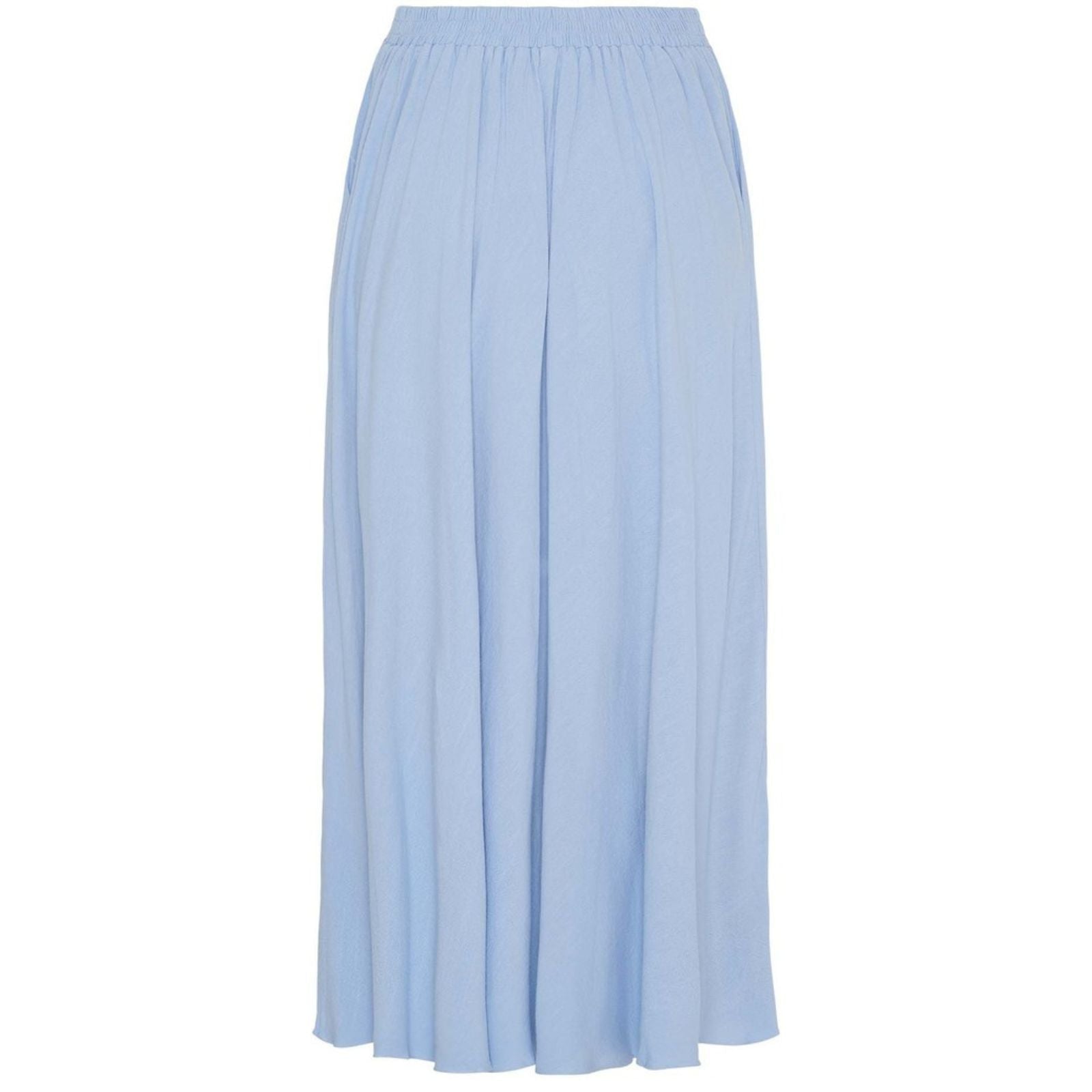 Lichtblauwe linnen rok Pearl Wide - Capuchon Fashion