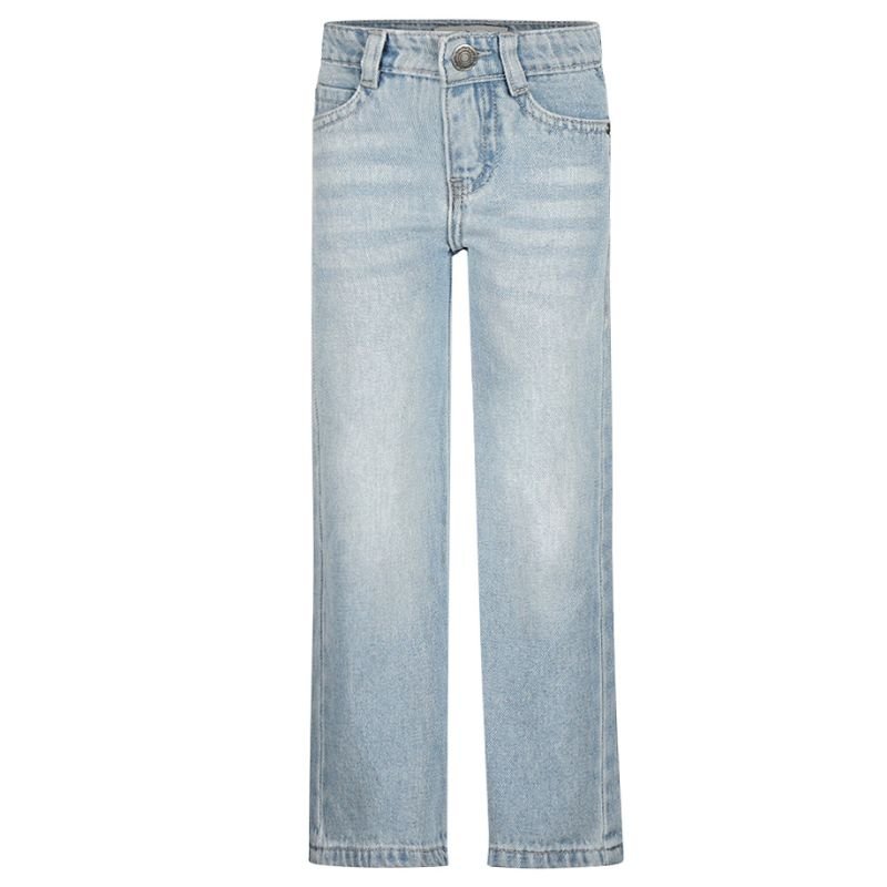 Lichtblauwe wide leg jeans O56981 - Capuchon Fashion