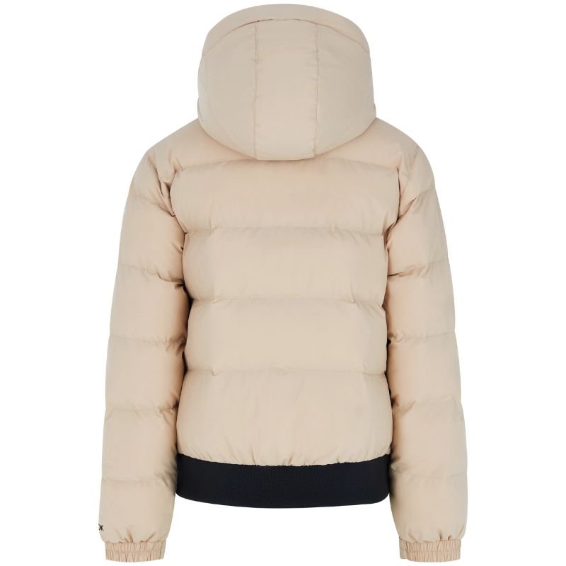 Lichtbruine puffer snowjacket Eliny - Capuchon Fashion