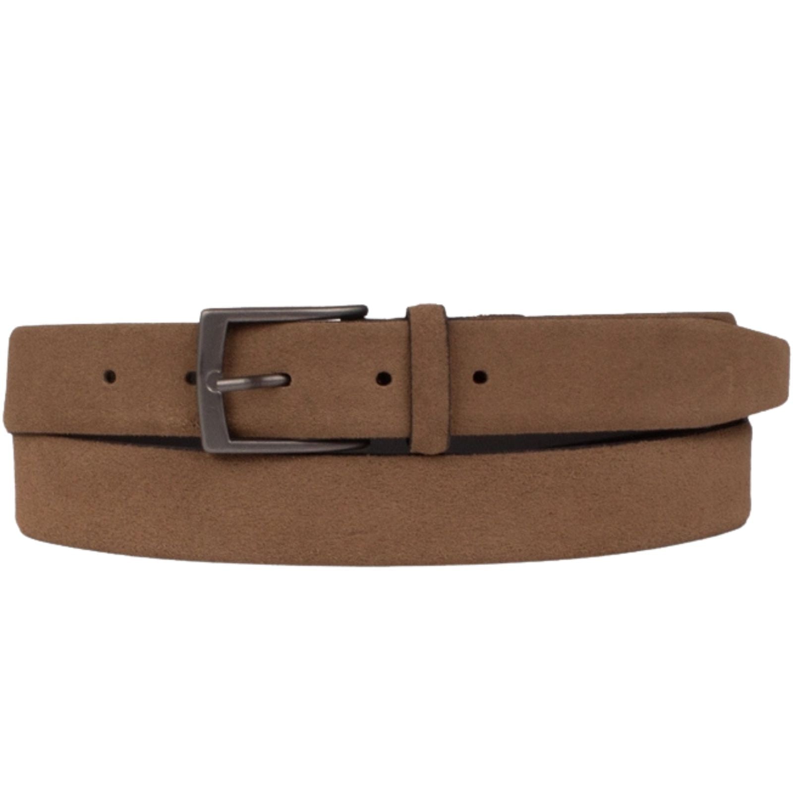 Lichtbruine suéde riem PS30-25 - Capuchon Fashion