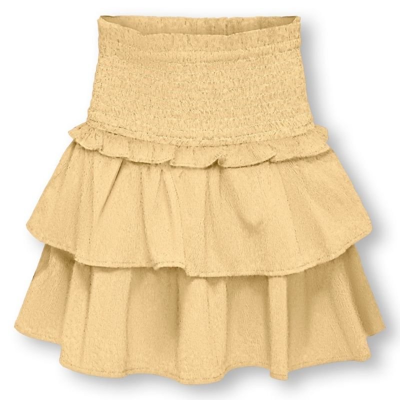 Lichtgele smock skort Ida Amanda - Capuchon Fashion