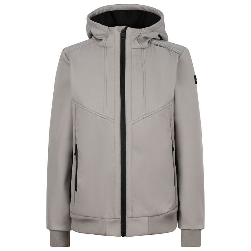 Lichtgrijze jacket Soft Shell - Capuchon Fashion