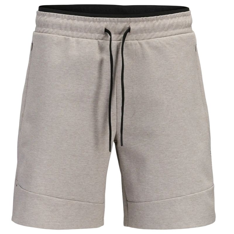 Lichtgrijze sweat short Gordon Base - Capuchon Fashion