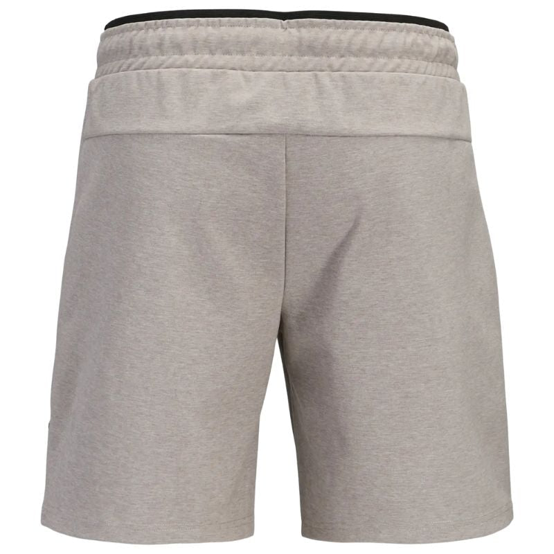 Lichtgrijze sweat short Gordon Base - Capuchon Fashion