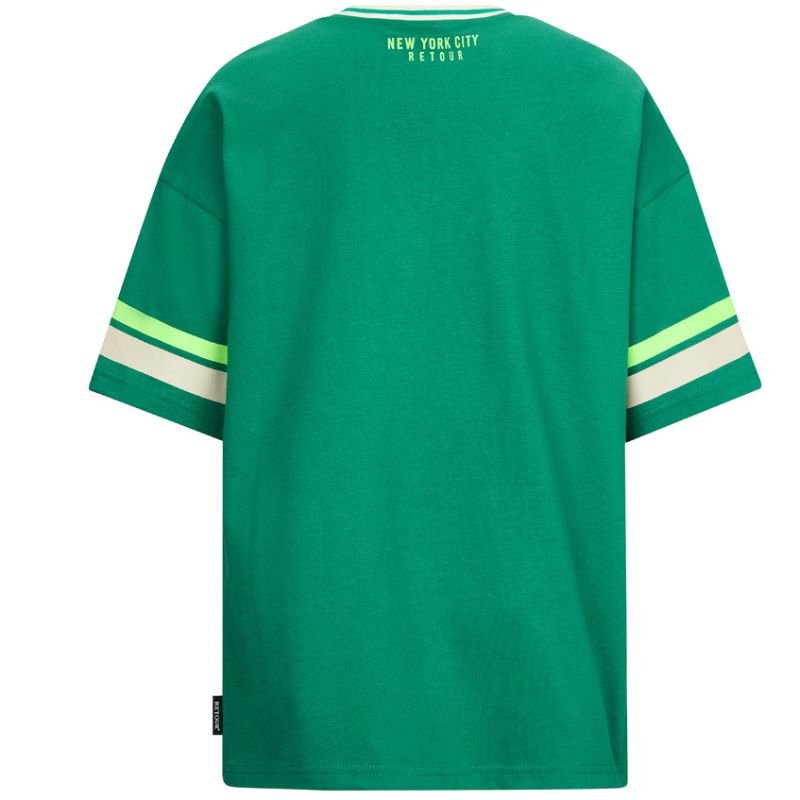 Lichtgroen oversized t-shirt Ida - Capuchon Fashion