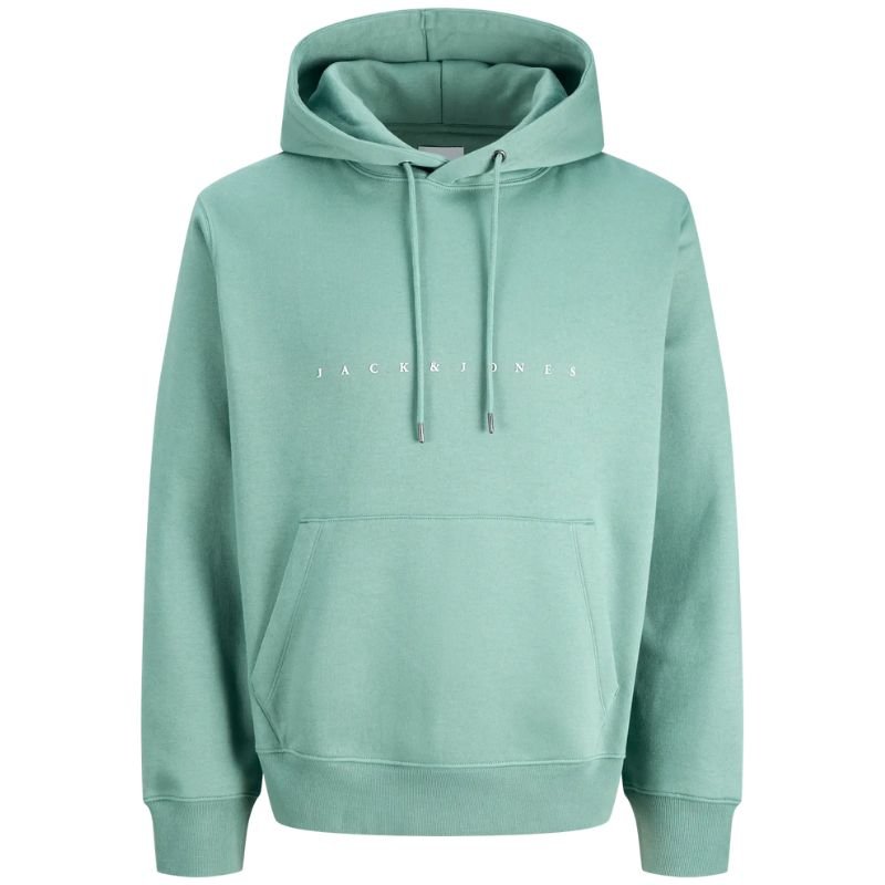 Lichtgroene relaxed fit hoodie Star - Capuchon Fashion