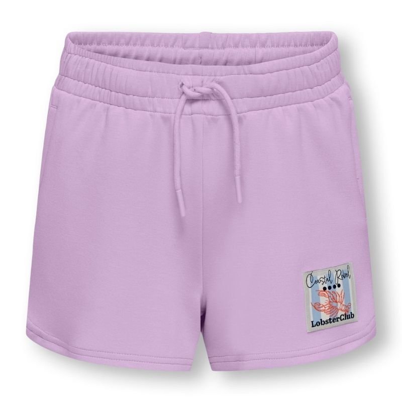 Lichtpaarse sporty loose fit short Gada - Capuchon Fashion