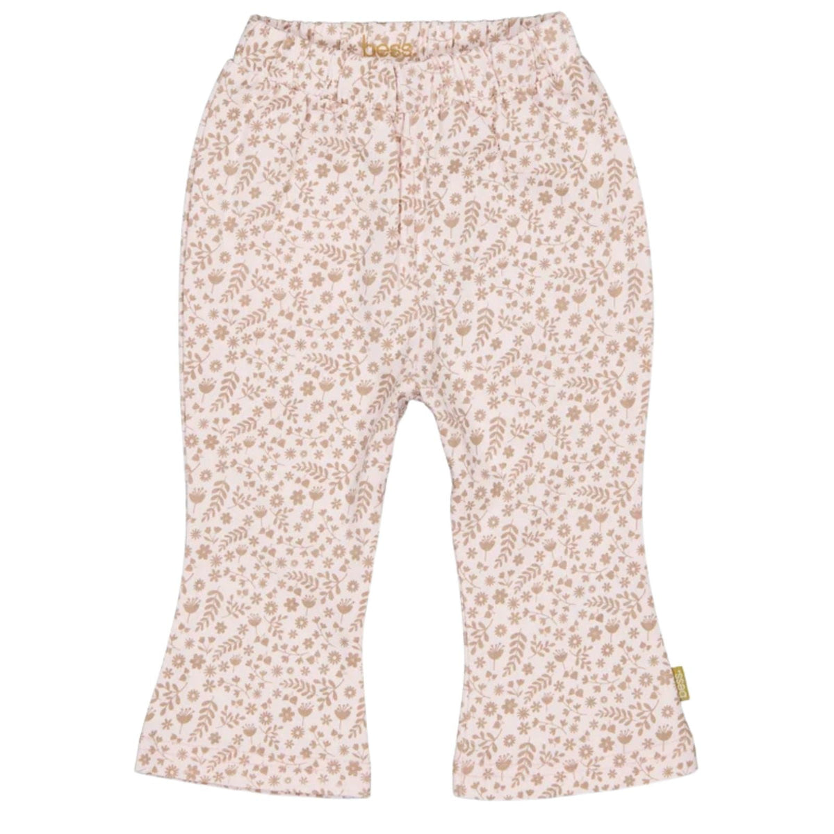 Lichtroze geprint broekje Aafje - Capuchon Fashion