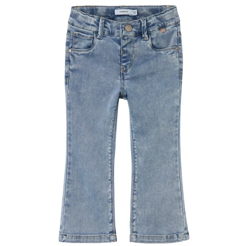 Light Blue Bleached Denim jeans Salli - Capuchon Fashion