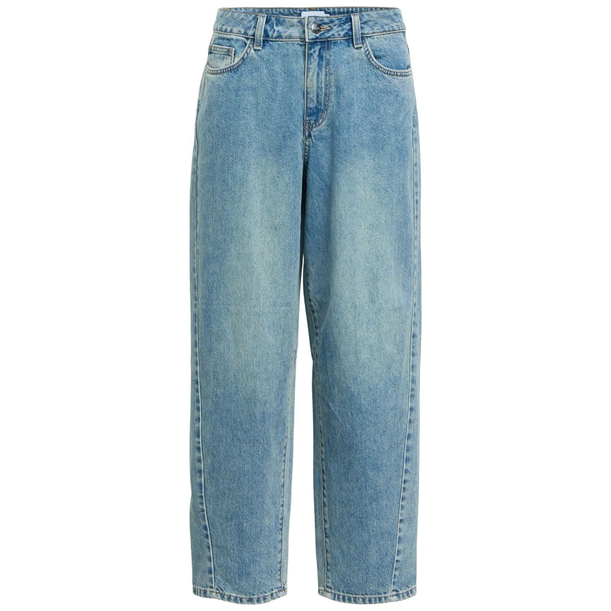 Light Blue Denim barrel fit jeans Miu Zoe - Capuchon Fashion