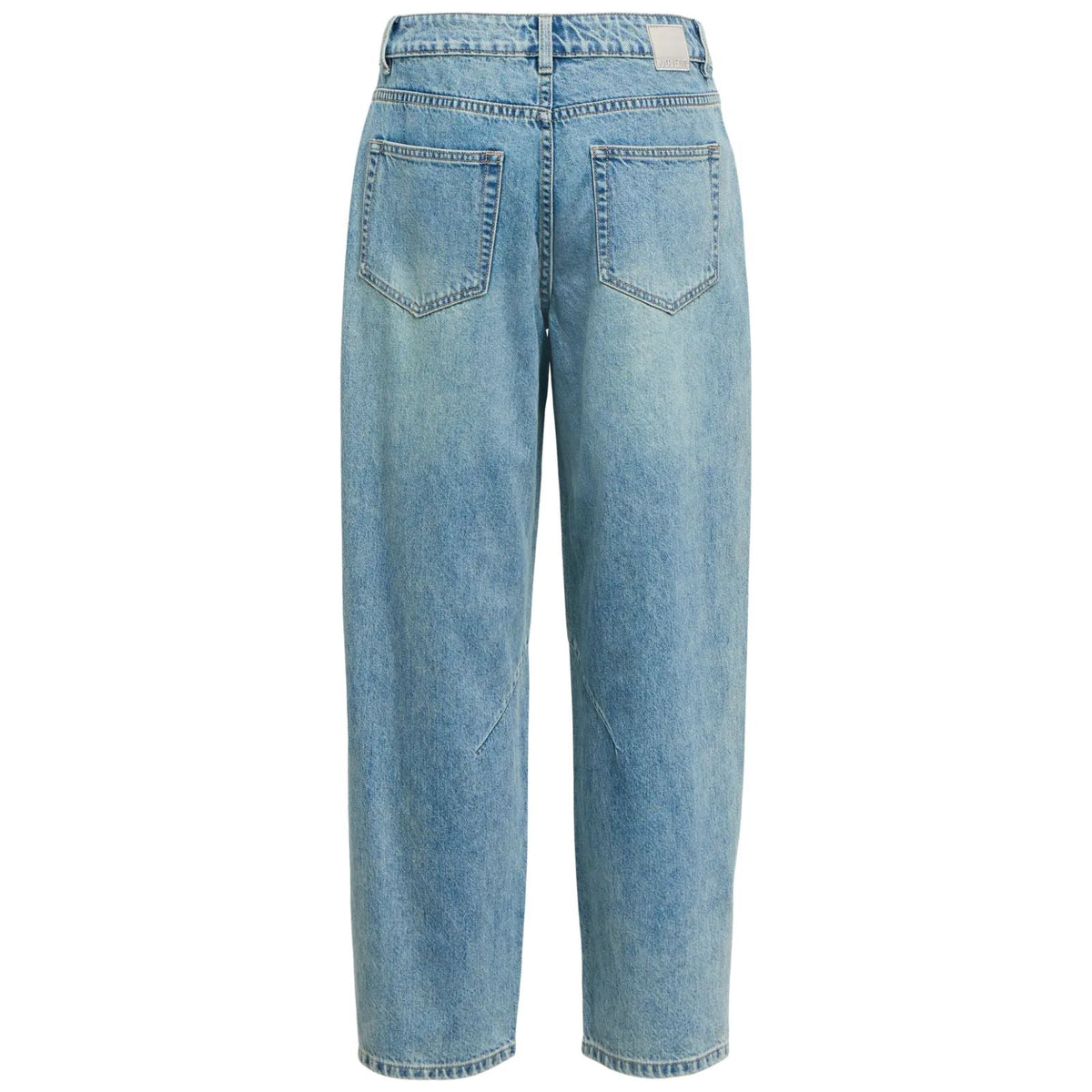 Light Blue Denim barrel fit jeans Miu Zoe - Capuchon Fashion