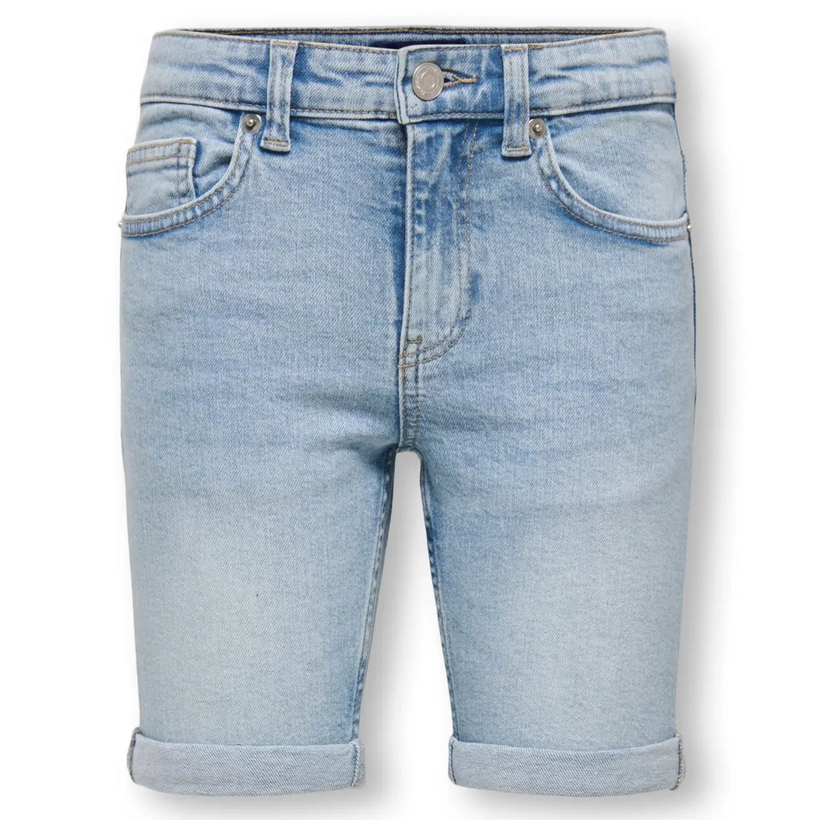 Light Blue Denim denim short Ply - Capuchon Fashion