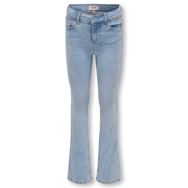 Light Blue Denim flared jeans Blush - Capuchon Fashion