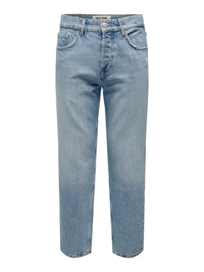 Light Blue Denim jeans Edge - Capuchon Fashion