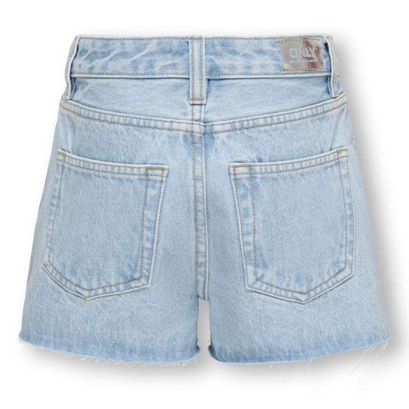 Light Blue Denim regular fit short Gabi - Capuchon Fashion